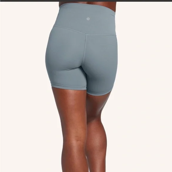 lululemon Align™ High-Rise Short 6" - Belgian Blue - Picture 3 of 5